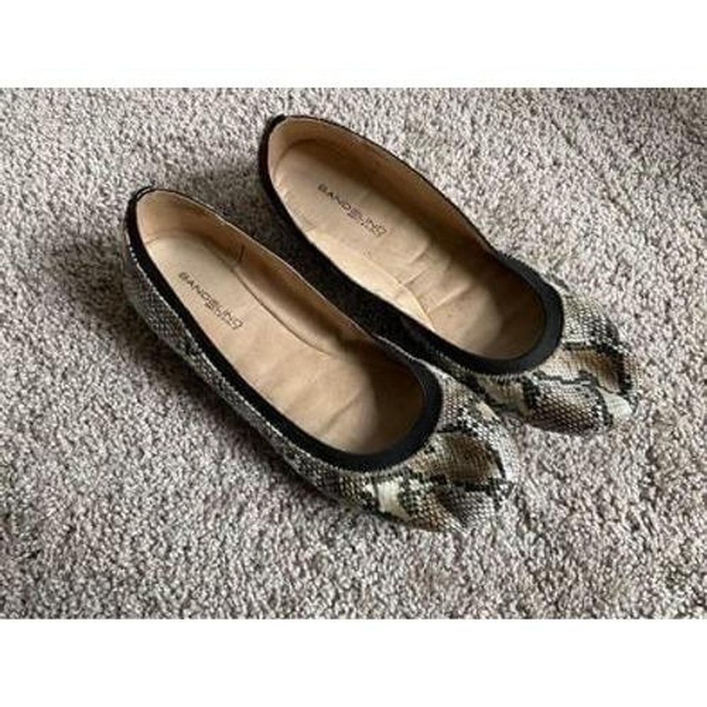 Bandolino Shoes Flexible 9 Animal Jacquard Comfy Ballet Flats